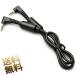 2.5mm Mini Mini штекер 3 высшее мужской - мужской L знак type fe свет core имеется позолоченный ke- blue black примерно 60cm