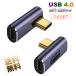 [2 позиций комплект ]USB L знак адаптер USB4.0 40GB PD соответствует Type-C женский =Type-C мужской B