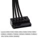 [Lenovo NEC�}�U�[�{�[�h��p] SATA�d���P�[�u�� mini4pin-SATA (15pin) �~2�|�[�g ��48cm L�������� �֘A�摜2