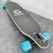  skateboard secondhand goods Gonex skateboard approximately 26×107×11cm long board Maple Free Ride navy blue cave Cruiser outdoor / 31224