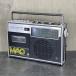  Vintage магнитола [ б/у ] выход звука подтверждено National MAC RQ-447 оттенок черного NATIONAL Mac Showa Retro с дефектом /510444