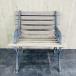 1 person for garden bench [ used ] Mini bench for children garden chair Vintage tea color gray /56839