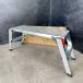  помост 2 уровень [ б/у ] прекрасный товар Xin shunho подножка шт. aluminium примерно 100×30×50cm скольжение прекращение обработка верстак .. лошадь / 70318