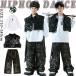  Kids танцевальный костюм 3 позиций комплект Dance одежда PU кожа лучший широкий брюки длинный рукав tops верх и низ в комплекте девочка мужчина Корея K-POP HIPHOP jazz hip-hop общий рисунок te