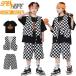  чёрный цвет белый цвет в клетку Kids танцевальный костюм выставить casual модный девочка мужчина симпатичный свободно в точности лучший короткий хлеб t рубашка hip-hop 