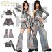  hip-hop серебряный цвет Denim Kirakira bo Robot ro дизайн tops брюки одиночный товар комплект stage костюм тренировка надеты девочка танцевальный костюм Cheer девушка Dance одежда Jazz da