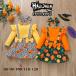  Halloween Рождество костюмированная игра комбинезон юбка 3 позиций комплект Kids костюм младенец baby tops One-piece лента для волос тыква пончо привидение длинный рукав 