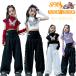  красный белый чёрный . фиолетовый общий рисунок девочка jazz Kids танцевальный костюм выставить майка широкий брюки симпатичный Jazz Cheer Cheer девушка hip-hop Корея k-pop рука 