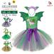  Halloween динозавр маскарадный костюм chu-ru One-piece розовый лиловый зеленый динозавр рисунок Kids tutuchuchu кринолин юбка костюмированная игра костюм симпатичный танцевальный костюм 