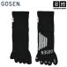  Gosen высокофункциональный носки (5 пальцев )25~28cm черный [M рейс 1/2]( наличие )( наша компания )