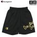 [ предмет стоимость высота отвечающий . купон распространение средний ] Champion Kids баскетбол Mini шорты черный × Gold [M рейс 1/1]( наличие )( наша компания )