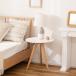  боковой стол прикроватный прикроватный living low стол белый белый настольный круглый круг стол круглый Circle модный Северная Европа натуральный простой из дерева 