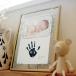  фоторамка фоторамка младенец отпечаток руки отпечаток ноги baby новорожденный память мысль . настольный орнамент фотография рама рама рама для постера стекло прозрачный чернила накладка имеется 