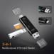 5 in 1 многофункциональный USB 2.0 модель C/USB/ микро USB/TF/SD память устройство для считывания карт OTG адаптор, мобильный устройство для.
