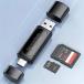 USB устройство для считывания карт,4in1 Type C/USB A to SD/XC/HC карта адаптор, двойной слот карта памяти Leader,PC,