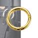  Circle kalabina Gold 34mm аксессуары kalabina ремень петля кольцо для ключей и т.п. E5