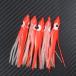  осьминог Bait ночь свет .. orange 7cm 5 шт ламе ввод дюймовый k jigging устройство и т.п. (T3)
