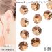  Cubic Zirconia очарование 6mm Brown 8 шт CZ бриллиантовая огранка много поверхность cut маленький шарик Flat раунд аксессуары детали ручная работа DIY