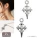  10 знак . очарование Cross rhodium цвет Stone очарование 10×18mm 2 шт высокое качество стекло Stone подвеска .... материалы магазин san 