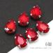  стразы 10mm.. установка Drop . стекло Stone rhodium цвет камень сиденье bi сок цветный 6 шт / оттенок красного 