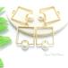 [sale-a-076 распродажа!270 иен ..!]4 шт * квадратное жемчуг очарование *