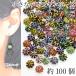  бисер Mini тыква бисер 6.5mm примерно 100 шт Gold серебряный линия mix цвет Gold серебряный линия ручная работа детали аксессуары детали 