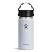 HYDRO FLASK 16 OZ WIDE MOUTH BOTTLE WITH FLEX SIP LID WHITE