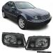 VWܡFORեפBLACK顼ž夲H4 H3إåɥ饤SET 9805 BLACK colour finish H4 H3 headlights SET with fog light FOR VW Bora 98-05