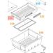 Panasonic Panasonic рефрижератор для мелкие вещи овощи кейс ARAHFC105080( изображение :232 номер только )
