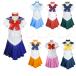  Прекрасная воительница Сейлор Мун месяц .... способ sailor Mercury костюм аниме игра Halloween костюм костюмы детский для взрослых 