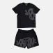 SYNA WORLD T-SHIRT &amp; SHORTS LOGO SET выставить [BLACK / GREY]