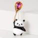  брошь женский аксессуары букетик булавка брошь значок Panda способ судно Kirakira симпатичный подарок унисекс 