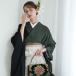  hakama церемония окончания большой студент распродажа utatane hakama . кимоно. 2 позиций комплект половина .. вода зеленый × черный 2 сяку рукав кимоно женский hakama 91cm накладывающийся воротник . есть settled зеленый бежевый чёрный asimeto Lee 