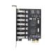 CY card 7 port PCI-E from USB 3.0 HUB PCI Express enhancing adapter, motherboard 5 Gbps for 