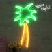 LED neon автограф cocos nucifera. дерево кокос USB источник питания неоновый свет неоновая трубка интерьерный свет непрямое освещение модный симпатичный товары Рождество орнамент 