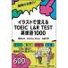  иллюстрации ....TOEIC L&R TEST английское слово 1000/Jli search выпускать / Tsuruoka ..( новая книга ) б/у 
