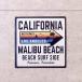  California стиль модный искусство постер запад набережная malibu железный орнамент Cafe автограф 