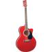 Jay Turser ジェイターサー jta-444-cet-tr Acoustic-electric Guitar, Transparent Red エレクトリック