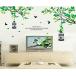  настенный стикер модный Северная Европа дерево растения [ дерево . клетка для птиц ] tree leaf ivy зеленый ощущение роскоши алфавит кухня Британия знак лист зеркало птица цветок зеленый вход vr0053