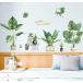  настенный стикер модный растения море Hanaki Nankoku зеленый монстера cocos nucifera. дерево ka Ferrie f тропический знак cocos nucifera. лист Гаваи wall наклейка вход vr01870