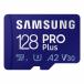 SAMSUNG PRO Plus microSD Memory Card + Adapter, 128GB MicroSDXC, Up to 180 MB/s, Full HD  4K UHD, UHS-I, C10, U3, V30, A2 for Android Phones, Tablet