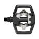 [ flat line импортные товары ]SHIMANO велосипед педаль 169796 одиночный педаль черный 
