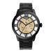 Fossil Men's Townsman Automatic Stainless Steel Three-Hand Watch, Color: Black (Model: ME3197)