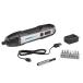Dremel HSES-01 4V Cordless USB Rechargeable Electric Screwdriver Kit with 6 Power Settings and Smart Stop Technology - Includes 7 Screwdrive