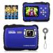 Kids Digital Camera-12 MP Children's Camera IP54 Rainproof Compact Video Camera with Flash,8X Digital Zoom, Point and Shoot Cameras for 3-14 Year Old