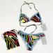 47c4 { новый товар } обычная цена Y35,200 EMIRIO PUCCI Emilio Pucci BIKINI*S BRA плавание одежда бикини купальный костюм 42 многоцветный с биркой 