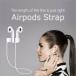 Airpods Strap ネックストラップ イヤーフック Apple 首かけ シリコン製 落下防止 滑り止め スポーツ 通勤 通学 音楽 イヤホン アクセサリー ゆうパケット