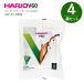 HARIO V60�p �y�[�p�[�t�B���^�[ 01W 100���� 4�� VCF-01-100W �R�[�q�[�t�B���^�[ �h���b�v�R�[�q�[ ����