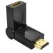 [ параллель импортные товары ]180 раз вращение HDMI конверсионный адаптор HDMI( мужской )-HDMI( женский ) угол изменение адаптер _