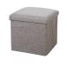  storage stool Cube chair -25 type gray seat .. storage box ottoman chair folding type storage __